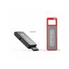 Memoria USB 3.0 Cuatro en Uno, Resistente al Agua, con Huella Dactilar de Metal, 32 GB, para Apple, Fruit y Android