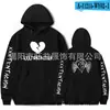 Venta Directa Transfronteriza Lavado Americano Otoño Nuevo Sudadera con Capucha Patrón Holgado Casual Deportiva Cárdigan Chaqueta con Cremallera