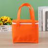 Bolsa Original Borde Naranja Conservación del Calor Nido de Pájaro Sopa Fresca Conservación del Calor Bolsa para Llevar Papel de Aluminio Engrosado No Tejido Tridimensional Bolso Portátil para el Almuerzo