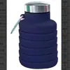 Garrafa de Água Dobrável de Silicone de Grau Alimentício Transfronteiriça, Copo de Água Dobrável de Grande Capacidade para Esportes ao Ar Livre, Copo de Água Retrátil Portátil para Viagem