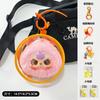 Bolsa Tote de Algodão para Boneca 10cm Bolsa Redonda de PVC para Passeio de Boneca 15cm Bolsa Portátil de Armazenamento para Passeio de Bebê