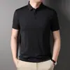 Nueva Camiseta de Manga Corta para Hombre Verano 2023 Casual para Jóvenes y Adultos de Mediana Edad Color Sólido Holgada de Media Manga Ropa Clásica para Hombre