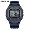 Sanda K-Style Reloj Digital Impermeable para Natación Juvenil Despertador Sencillo Pantalla Única Cuadrado Pequeño Muñeca Estudiante Hombre y Mujer