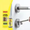 JUE FISH Lubricante en Polvo para Cilindros de Cerradura - Polvo fino y seco, no pegajoso, hace que las llaves abran suavemente, protección contra el óxido de larga duración, previene atascos