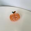 Nueva pinza para el pelo de Halloween con forma de calabaza, horquilla para el pelo de gato y murciélago, accesorio para el pelo con forma de calavera fantasma pequeña, personalizada para la parte posterior de la cabeza