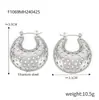 Moda viajero simple personalidad nicho diseño joyería textura geométrica sentido del diseño acero de titanio chapado en oro pendientes de temperamento