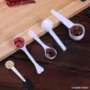 Venta Directa del Fabricante T Cucharas Medidoras con Balanza Cocina Plástico Cucharas Pequeñas Cuchara para Leche en Polvo Cuchara para Hornear Cuchara de Gramos Se Puede Personalizar el Logo