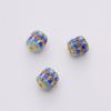 Accesorios de cobre cloisonné de 18 quilates, cuentas de loto, accesorios de cuentas hechos a mano, pulseras, collares, colgantes, cuentas