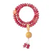 Nuevo Pulsera de Semilla de Ciruela Negra Estilo Chino Bodhi, Cuentas de Oración de Doble Círculo para Sostener en la Mano para Atraer Riqueza para Hombres y Mujeres, Pulsera Coleccionable