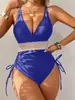 Traje de baño de una pieza estilo europeo y americano 2026, Bikini sexy ajustado para mujer, Comercio exterior transfronterizo, Al por mayor en stock