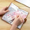 Porta Talão de Depósito Casual Regular, Livro de Armazenamento de Cheques Bancários, Caderneta Multifuncional Tudo-Em-Um Universal, Capa Protetora Anti-Furto