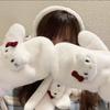 Bufanda de Gato Chillón Femenina Invierno Estudiante Linda Combinable 2024 Bufanda Cruz Felpa Cálida Corta Nuevo Estilo