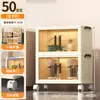 Instalación Gratuita Gabinete Plegable de Almacenamiento Hogareño Sala de Estar Cocina Gabinete para Juguetes y Snacks Gabinete Plegable de Almacenamiento Transfronterizo
