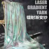 Tela Hanfu satén organza tela de color degradado ropa Dinastía Tang Hanfu Jardín de infantes fondo de boda