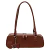 Bolso Bandolera de Hombro Estilo Baguette Simple y de Lujo con Textura Elegante y Gran Capacidad para Mujer, Nuevo Modelo 2026, Estilo Francés Sencillo