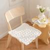 Ft Corea del Sur primavera y verano cojín de asiento cojín de silla antideslizante cojín de silla de comedor correa de encaje de oficina de coche color sólido Jane