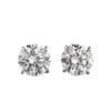 Mujing Jewelry Plata S925 Europeo y Americano AliExpress Transfronterizo Clásico Aretes Redondos de 1 quilate Moda Pikets