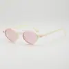 Estilo Coreano Sencillo Casual Marco Pequeño Pieza Oceánica Color Dopamina Moda Trendy Gafas de Sol Anti-UV