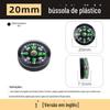 Fábrica atacado 45mm mini bússola plástico ao ar livre multifuncional mini bússola ensino acessórios bússola norte