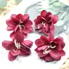 Flor Artificial Cabeça de Flor de Lírio-do-Vale Pequena Feita à Mão DIY Móveis Sala de Estar Decoração Arranjo Casamento Parede de Flores Painel Atacado