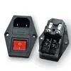 Tomada AC-01A Db-14 Classe II Médica Dupla Fusível Três-em-Um Tomada de Alimentação AC com Interruptor