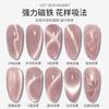 Nail Art Cabeça Dupla Relâmpago Olho de Gato Cola Esmalte Ímã Forte Cabeça Dupla Espessa Multifuncional Flor Estilo Ferramenta Attrite