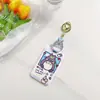 Hebilla telescópica de fácil extracción tarjeta de comida para estudiantes tarjeta de campus set llavero anti-pérdida Yangchengtong certificado de autobús metro tarjeta de trabajo