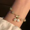 Pulsera Camelia Luna Nueva 2023 Ins para Niñas, Lujo Ligero Nicho Diseño Retro Muguete, Regalo para Mejor Amiga