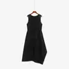 Vestido tejido sin mangas elegante de cuello en V talla grande, colección invierno 2026, para mujeres con curvas, vestido tipo chaleco largo, ropa interior para mujer, 23382