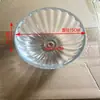 Pantalla de Lámpara de Cristal Estilo Europeo, Lámpara de Vela, Cuenco y Plato de Vidrio, Accesorios de Iluminación para Candelabros, Accesorios de Iluminación DIY para Lámparas de Pared, Piezas