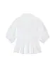 Marca Z Manga Bufante Aliexpress Moda Europeia e Americana Saia Cropped Camisa Cross-Border Roupas Femininas Populares Branco Doce e Fresco Za