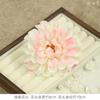 Flor de Fragancia Oscura Simulada Cabeza de Flor Boda Pared de Flores Arreglo Floral Flor de Rosa Simulada Caja de Regalo al por Mayor Cabeza de Flor Decorativa Flor Transfronteriza