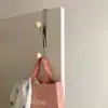 Ins Gancho de Porta de Ferro Doméstico Gancho de Armazenamento para Trás da Porta Gancho de Casaco sem Furo Gancho para Quarto Cozinha e Banheiro Venda por Atacado