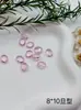 Fondo Puntiagudo Forma Especial Rosa Glaciar Diamante Suelto Manicura Estéreo Diamante Grande Material de Vidrio Boutique Corazón Torcido Corazón Adornos de Diamante DIY