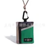 Cremallera Linda Personalidad Colgante Cuello Delgado Pequeña Bolsa Tendencia para Hombre Bolsillo para Tarjetas de Color de Contraste Costura Billetera Pequeña para Monedas Mini para Mujer Hip-Hop