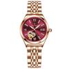 Reloj de mujer Boda color berenjena, nuevo, resistente al agua y luminoso, con calendario coreano para estudiantes, popular en TikTok, entrega única.
