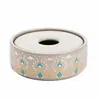 Tarro Ruyao Dunhuang Fengling de Cerámica para Residuos de Té, Papelera para Mesa de Té, Cenicero Anti-Humo, Decoración Personalizada para el Hogar, Creatividad de Lujo Ligero