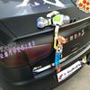 Luz Gratuita Coche Buz Buzz Lightyear Rescate Woody Decoración de Techo Muñeco Coche Trasero Muñeco Divertido Decoración de Apariencia de Coche