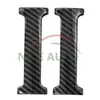 Para modificación Suzuki SPACIA modelo 24 Puerta trasera manija interior decoración ABS fibra de carbono brillante decoración para volante a la derecha