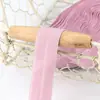 Cinta elástica de algodón para envolver accesorios de tela, cinta para enrollar ropa, cinta para bebé, ropa interior, banda elástica, cinturón de tela plegable