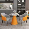 Juego de mesa y silla pequeño y sencillo para hoteles de negocios, áreas de recepción, salones de belleza, salas de exposición y áreas de ocio