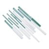 Fábrica Produz Canudos Telescópicos Descartáveis Ecologicamente Corretos Embalagem Individual Leite Iogurte Linha Canudos Telescópicos Finos