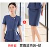 Conjunto de Terno Profissional de Verão Fino de Manga Curta do Fabricante para Mulheres, Uniforme de Recepção de Hotel, Roupas de Trabalho para Esteticista de Joalheria