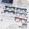 TikTok Trendy TR90 Armação de Óculos Simples Confortável All-match Armação Grande Anti-azul Luz Correspondência Miopia Transfronteiriço 8593