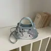 Bolsa de Mão Fofa de Gatinho com Bolinhas para Mulheres, Nova Versátil Fashionável para o Dia a Dia e Viagem Bolsa de Ombro Transversal Tendência
