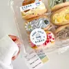 Adesivos autoadesivos de PVC personalizáveis, à prova d'água e à prova de óleo, para alimentos refrigerados e congelados