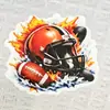 Parches de fútbol americano transfronterizos, llaveros deportivos DIY personalizados de moda, parches acrílicos