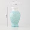 Jarrón de Cerámica con Esmalte de Cristal Chino Shumen para Flores Secas Lujo Accesible Decoración de Sala de Estar de Gama Alta Adornos para Arreglos Florales Hidropónicos