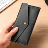 Nueva Cartera Larga Fina para Mujer Bolso de Mano Simple y de Moda Gran Capacidad Bolsa para Tarjetas de Cuero Suave Bolsa para Teléfono Móvil Cartera