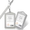 Porta Credencial de Piel Genuina, Credencial de Trabajo, Porta Credencial de Empleado Personalizado, Credencial de Trabajo, Lanyard para Credencial de Trabajo Personalizado, Credencial, Porta Marca de Fábrica
